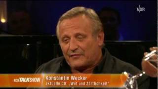 Konstantin Wecker in der NDR-Talkshow 2011 (1/2)