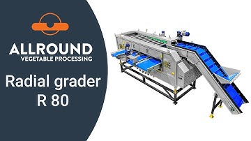 Radial grader R 80 garlic | Allround Vegetable Processing