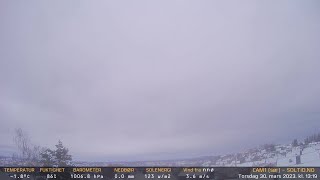 Timelapse Cam 1 - 30. mars 2023