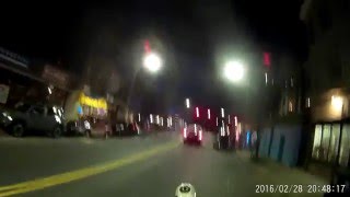 smoked out by truck while riding my bicycle