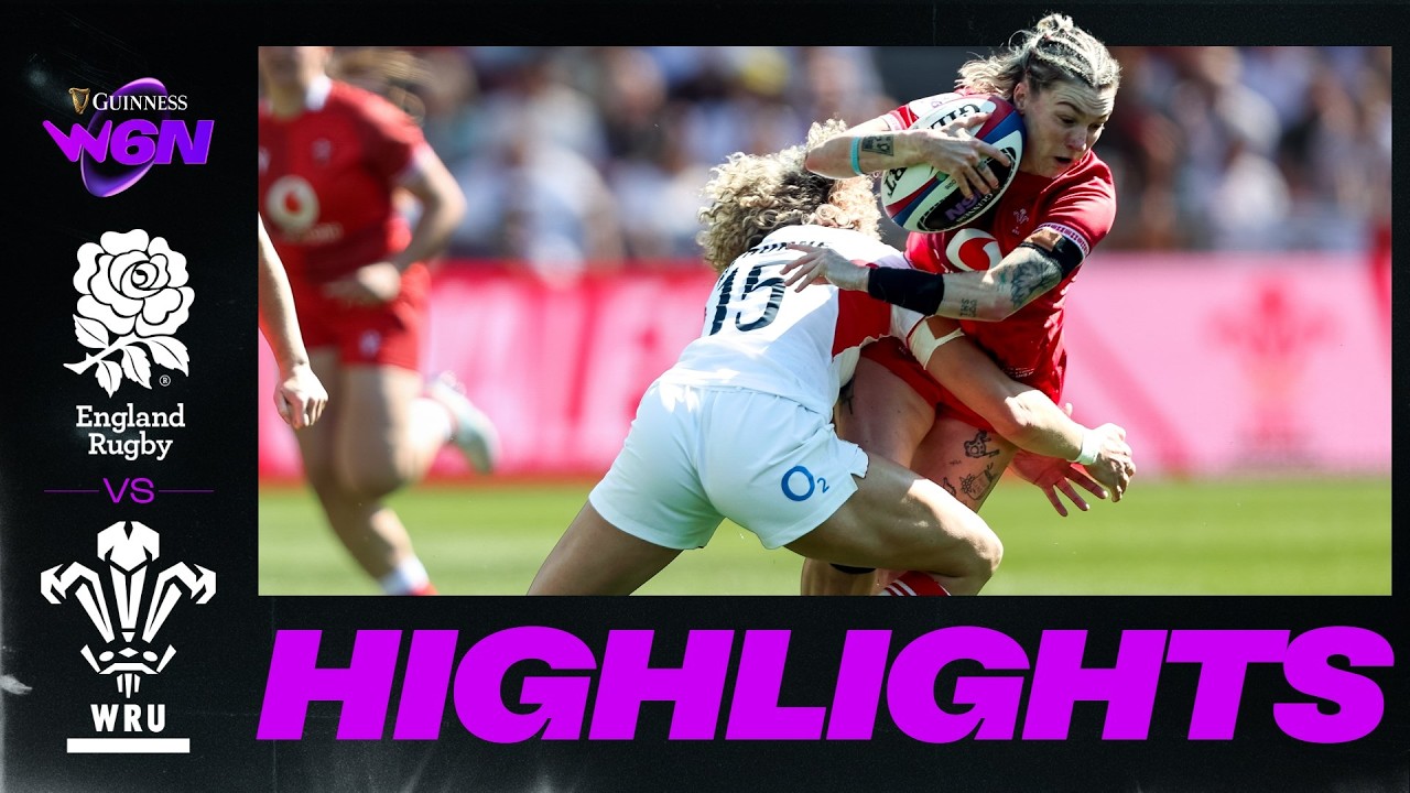 HIGHLIGHTS | England v Wales | Wales claim a bonus point and England power on!