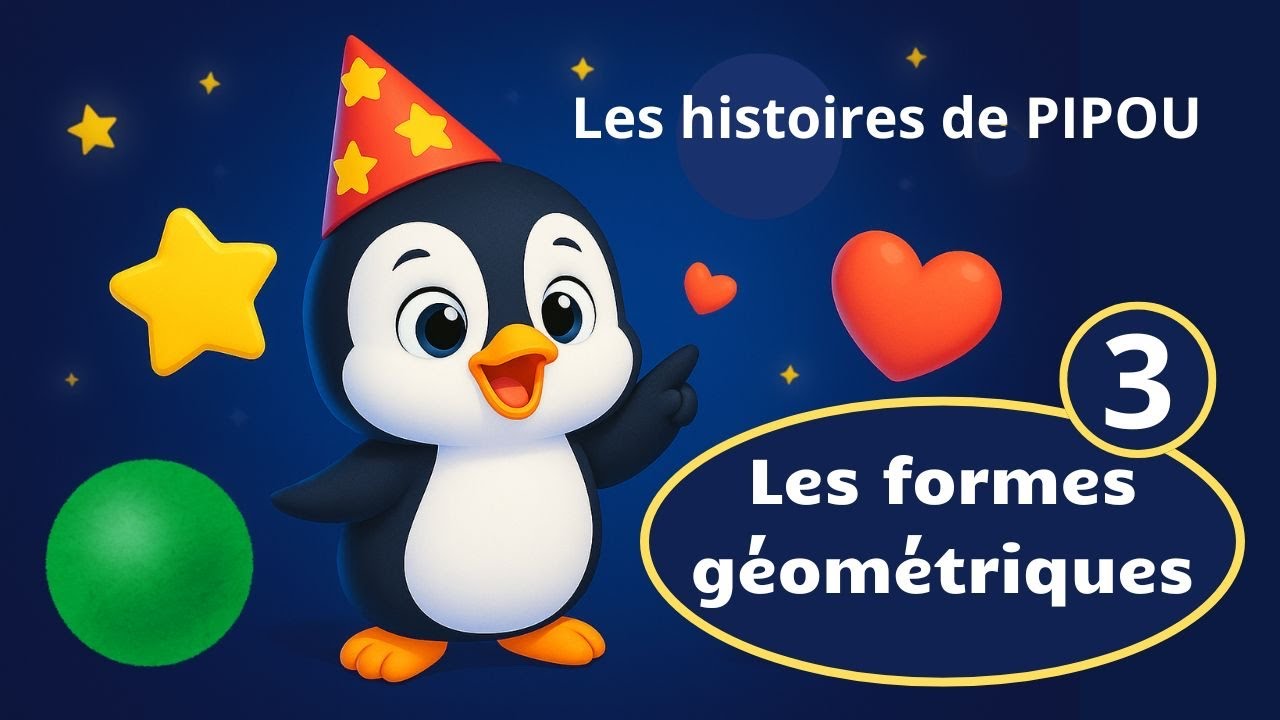 Histoires de PIPOU - Apprendre les formes géométriques - - YouTube