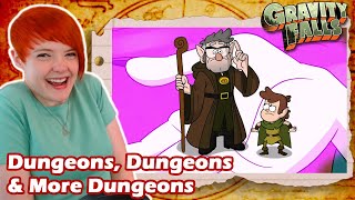 Geeking Out!!! Gravity Falls 2x13 Episode 13: Dungeons Dungeons & More Dungeons Reaction