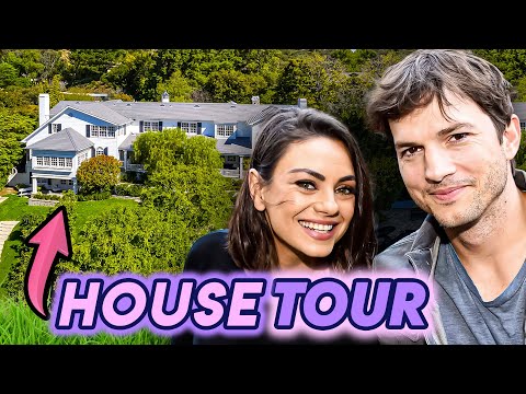 Ashton Kutcher & Mila Kunis | House Tour | $10 Million Santa Barbara Retreat & More