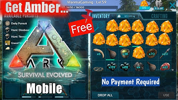 How to Get Amber with No Money in ARK Mobile (Easily) | Buy Rare and Premium Items Free in Ark