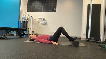Hamstring Bridge Foam Roll Oscillations