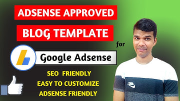 free blogger template 2023  adsense approval blogger template