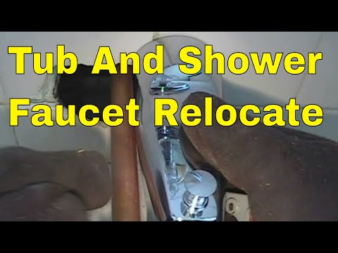 Tub And Shower Faucet Relocate 8 Of 9