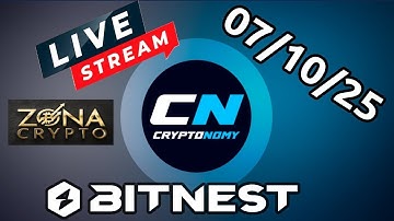 BitNest  LIVE con Cryptonomy   ZonaCryptO  OCTUBRE 725