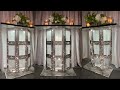 Wow!!! 🤩See How I’ Created a Amazing Glam Decor Table Using Dollar Tree Mirror Frames | Decor 2022