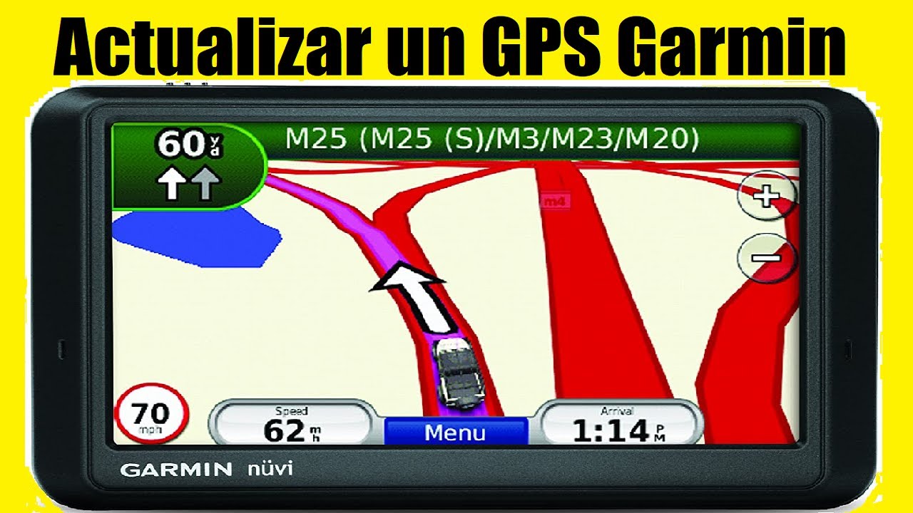 bicicleta cristiandad Correa Cómo actualizar un GPS Garmin - YouTube