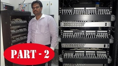Network Rack Installation | Patch Panel | HP POE Network Switch Tech Guru Manjit | Part - 2