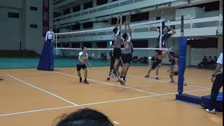 成大男排VS長榮大學比賽片段在2018大專聯賽1071222 29
