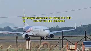 Malaysia Airlines 9M-MLT Boeing 737-8H6 MH1327 TGG-KUL 13042024