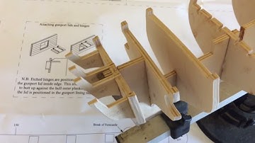 HMS Grando. Video 1. Setting up the frames.