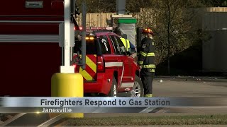 Firefighters Respond to Gas Station