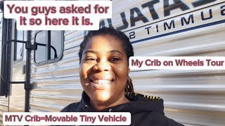 Overdue Travel Trailer Tour | Solo Female RV Traveler #rvlife  #youtube #solo