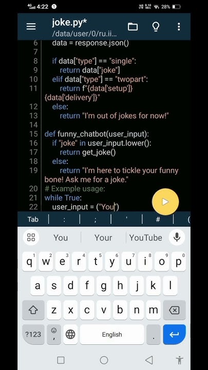 Joke Generator make In Python.Source Code In Comment#jokegenerator # ...