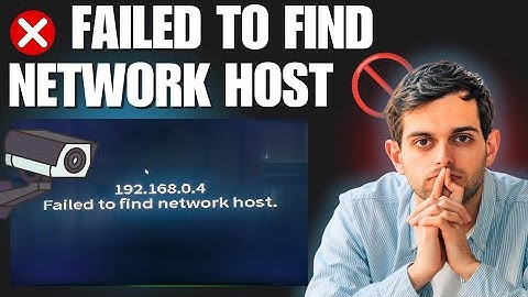 failed to network Host | IP Camera Problem #Cctv /Cp plus/Dahua/Hikvision
