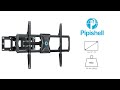 How to install the pipishell pilf8 full motion tv wall mount 