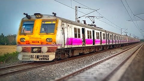 Super Speedy Aerodynamic faced emu & Conventional Colourful EMU Local rains of Eastern Railways
