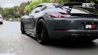 PORSCHE Cayman S 718 IPE-F1 innotech exhaust system