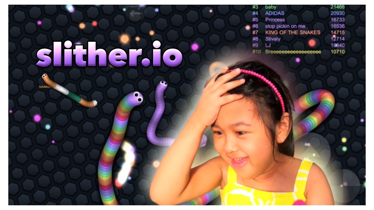 LET'S PLAY MEGA FUN SLITHER IO GAME YouTube