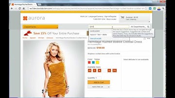 Aurora - the WebSphere Commerce Starter Store