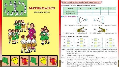 Std.3rd Math ||Number Work|| (Smaller and Bigger number) Page No.12
