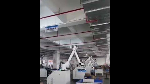 Collaborative handling and palletizing robots #conveyorsystems #manufacturing #palletizingrobot