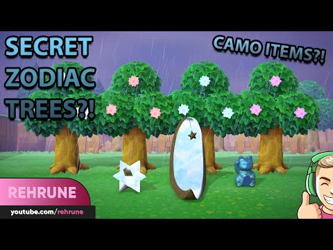 animal crossing zodiac trees