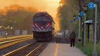 The Complete Metra Morning Rush Hour At Brookfield On April 26, 2024