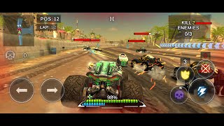R.A.C.E. (by SMOKOKO) - racing shooter for Android and iOS - gameplay. screenshot 2