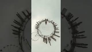 A little improvisation with the insta360 One X2 camera and #Hyperlapse #tinyplanet  #insta360