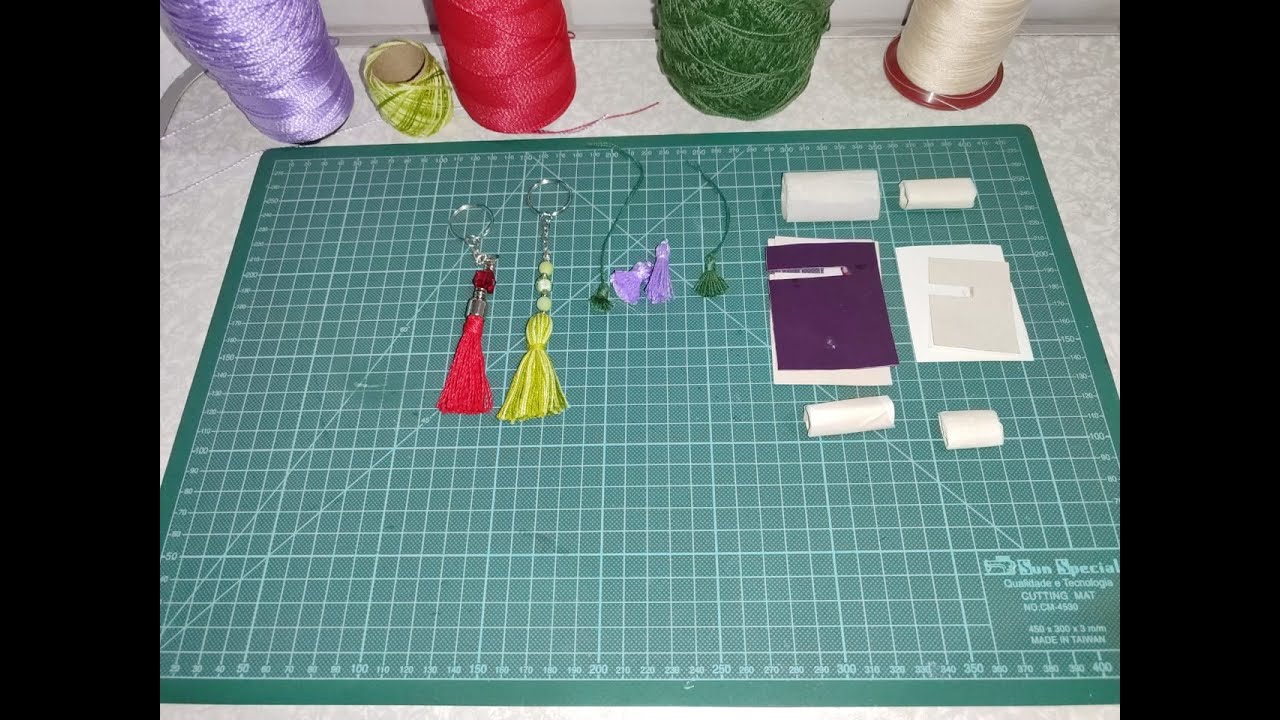 Como fazer tassel com moldes