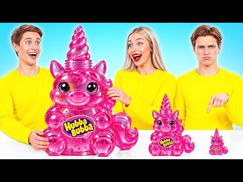 Velký, Střední a Malý Talířová Výzva | Úžasné Kuchyně Triky Multi DO Challenge