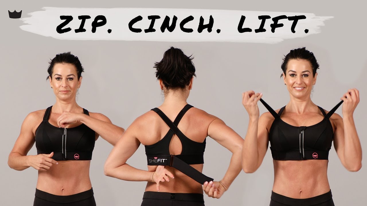 Zip. Cinch. Lift. is as easy as 1-2-3 
