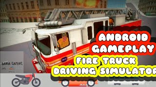 FIRE TRUCK DRIVING SIM Whether this fire truck can put out the fire  | ANDROID GAMEPLAY screenshot 2