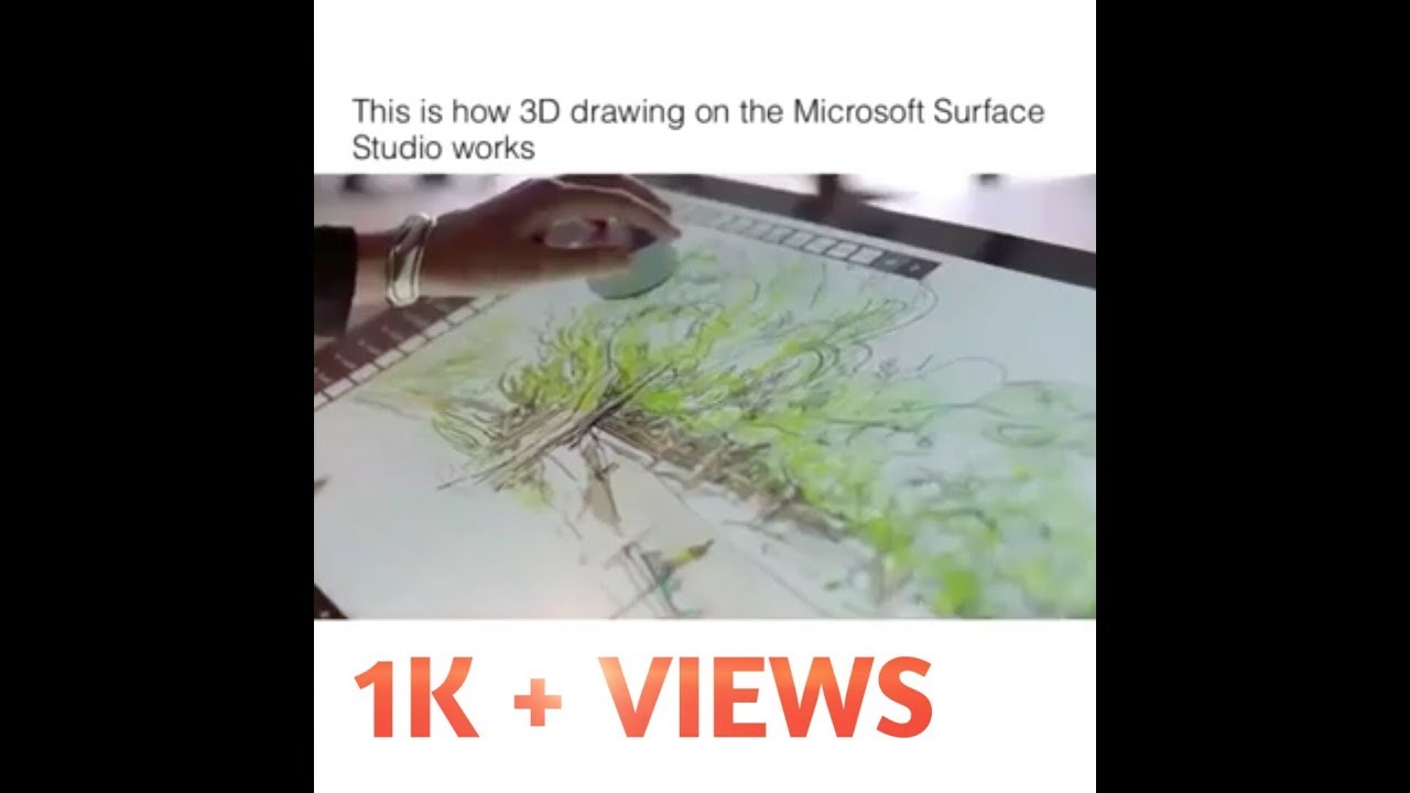 3D DRAWING IN MICROSOFT SURFACE PRO - YouTube