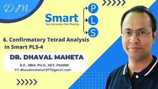 6. Confirmatory Tetrad Analysis in SmartPLS-4 || Dr. Dhaval Maheta