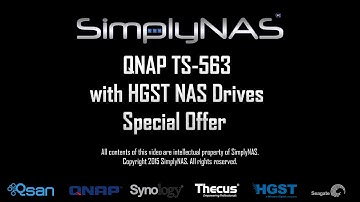 QNAP TS-563 with HGST NAS Drives Special Offer