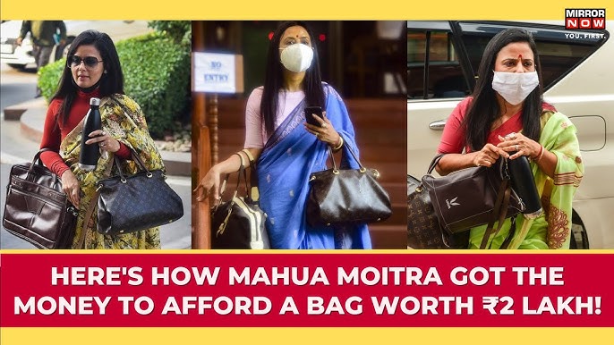 Mahua Moitra 'Hides' Louis Vuitton Bag during Inflation Talks