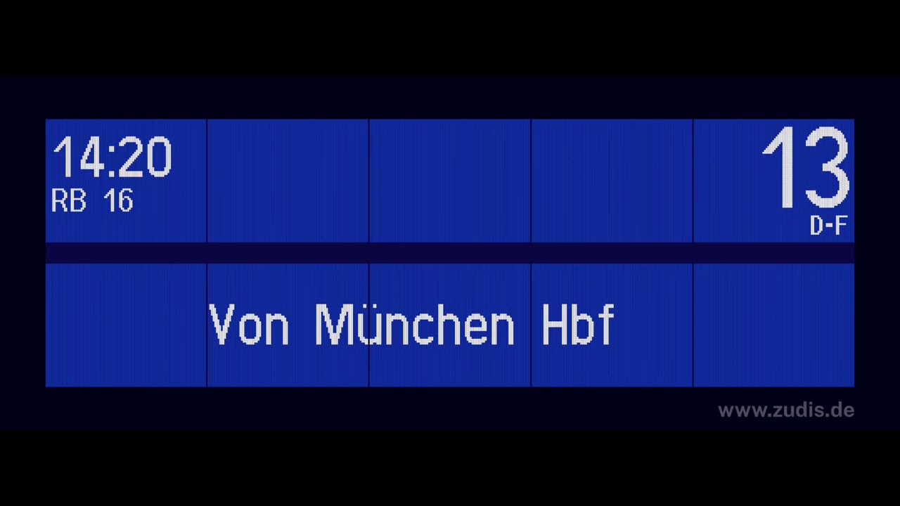 Heiko Grauel Ansagen aus Nürnberg Hbf, Bamberg, Regensburg Hbf + Manuelle Ansagen aus München Hbf