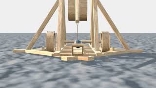 Working Trebuchet in Blender's Physic's Engine