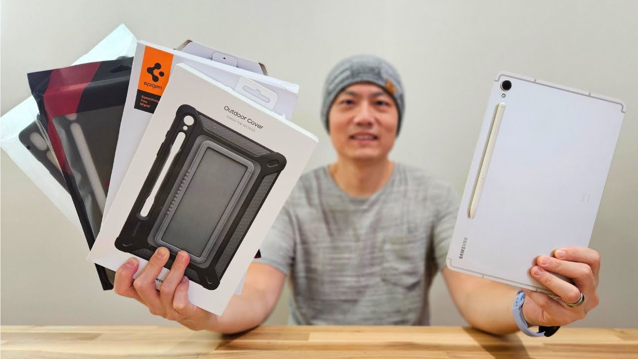 5 Samsung Galaxy Tab S9 Cases Comparison JETech, TiMOVO, Soke, Spigen