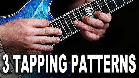 3 Cool Tapping Patterns - Technique Tuesday (Episode 1)