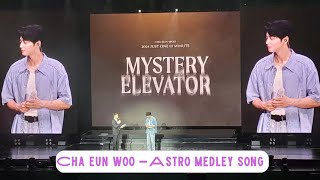 CHA EUN WOO - ASTRO MEDLEY LIVE IN MYSTERY ELEVATOR IN JAKARTA 2024