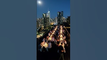Thumbnail of Dinner under the stars, above the city lights. Would you go? #rooftopdining #SkylineView #romantic