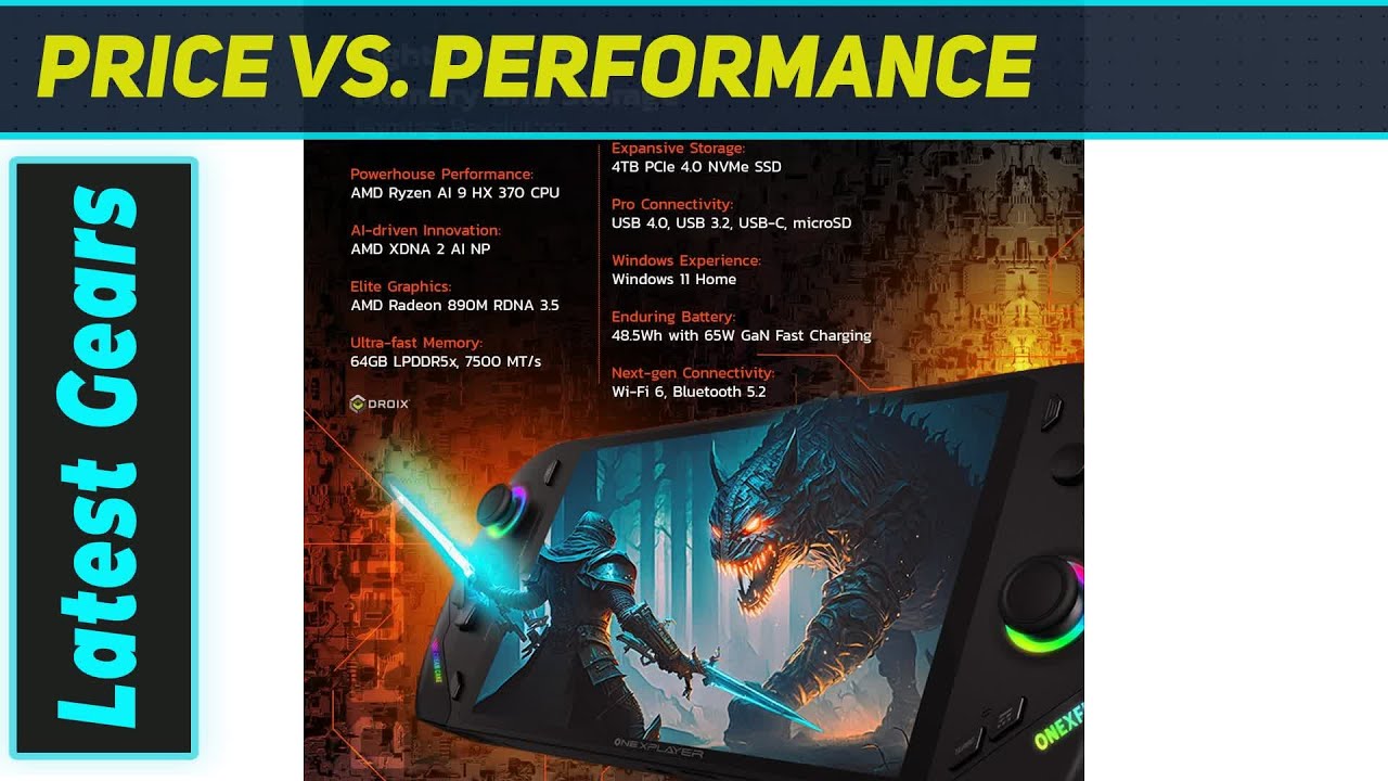 ONEXPLAYER ONEXFLY F1 Pro: самый мощный портативный игровой ПК в истории?