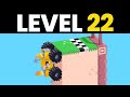 Fancade Drive Mad - Level 22 (Climbing Walls) Gameplay Walkthrough